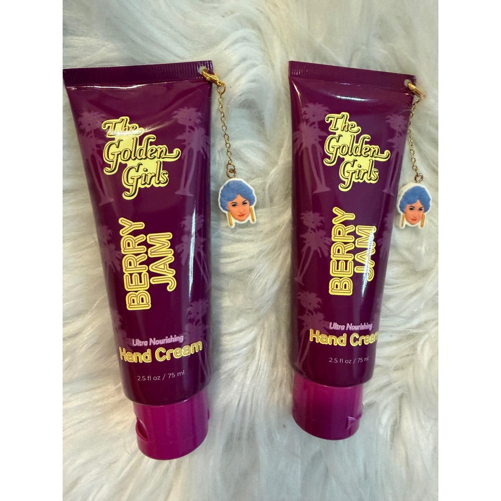 The Golden Girls Berry Jam Hand Cream Set of 2 Dorothy Charm 2.5oz Each